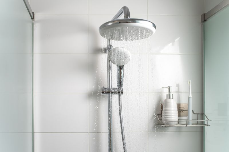 Rainfall Shower Head in Contemporary Space
